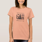 Gamm Theater Frauen Angepasstes T-Shirt Grau (Vorderseite)