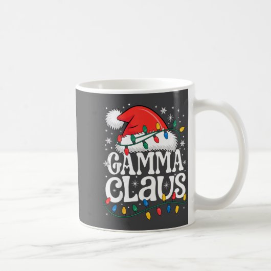 Gamma Claus Funny Xmas Christmas Grandma Holiday S Kaffeetasse (Rechts)