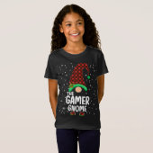 Gamma Claus Leopard Weihnachten Pajama Weihnachtsg T-Shirt (Vorne ganz)