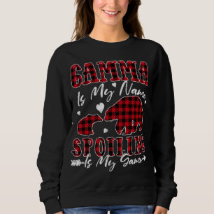 Gamma ist mein Name Verderben ist mein Spielkostüm Sweatshirt