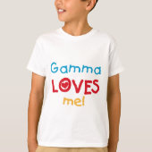 Gamma-Lieben ich T - Shirts und Geschenke (Vorderseite)
