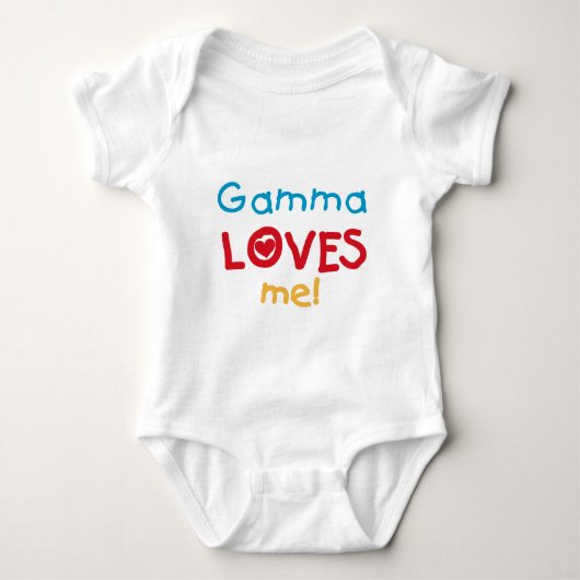 Gamma-Lieben ich T - Shirts und Geschenke (Vorderseite)