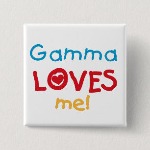 Gamma Lieben Me T - Shirt und Geschenke Button