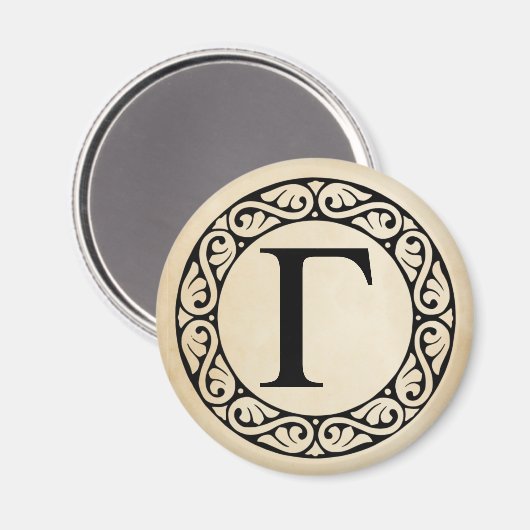 Gamma Magnet (Vorderseite/Rückseite)