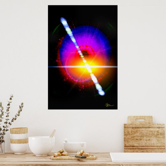 Gamma Ray Burst Poster (Küche)