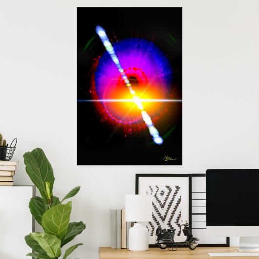 Gamma Ray Burst Poster (Heimbüro)