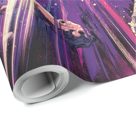 Gamma Ray Burst Pulsars Kilonova Kosmische Kollisi Geschenkpapier (Rolleneckpunkt)