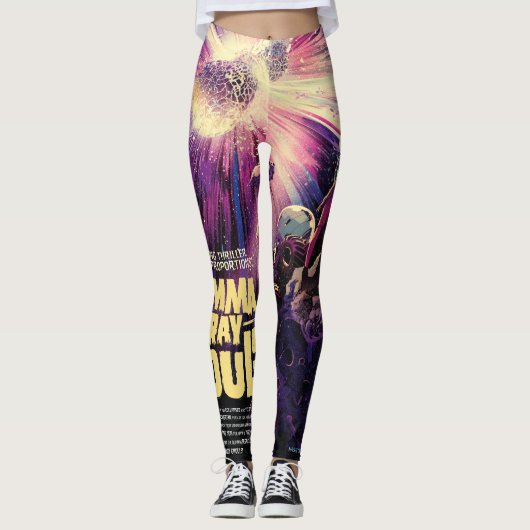 Gamma Ray Burst Pulsars Kilonova Kosmische Kollisi Leggings (Vorderseite)