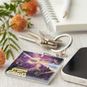 Gamma Ray Burst Pulsars Kilonova Kosmische Kollisi Schlüsselanhänger (Vorderseite rechts)