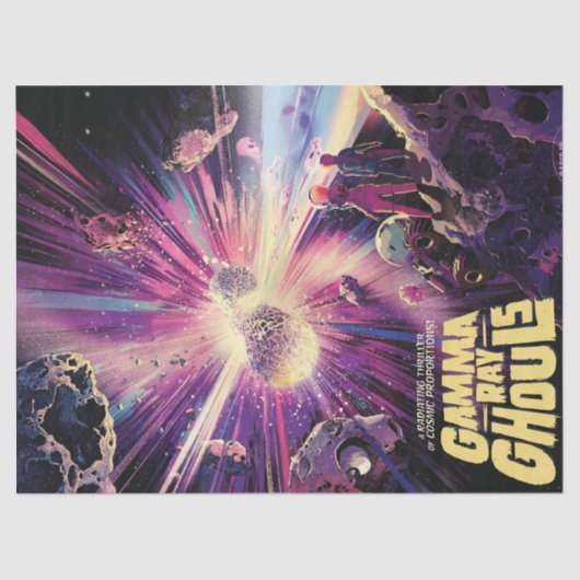 Gamma Ray Burst Pulsars Kilonova Kosmische Kollisi Seidenpapier (Vorderseite)