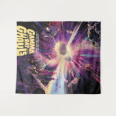 Gamma Ray Burst Pulsars Kilonova Kosmische Kollisi Wandteppich (Vorderseite (Horizontal))