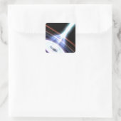 Gamma Rays in Galactic Nuclei 2 Quadratischer Aufkleber (Tasche)