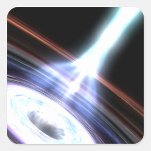 Gamma Rays in Galactic Nuclei 2 Quadratischer Aufkleber