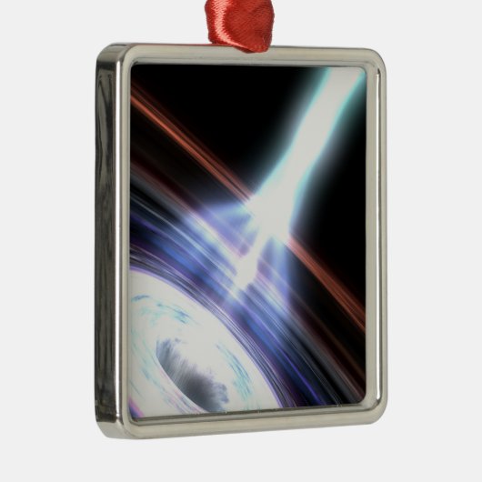 Gamma Rays in Galactic Nuclei 2 Silbernes Ornament (Rechts)