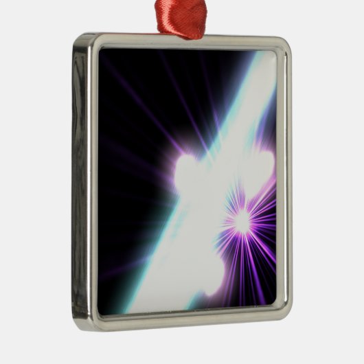 Gamma Rays in Galactic Nuclei 3 Silbernes Ornament (Rechts)