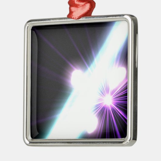 Gamma Rays in Galactic Nuclei 3 Silbernes Ornament (Links)