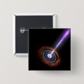 Gamma Rays in galaktischer Nuclei Button (Vorne & Hinten)