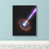 Gamma Rays in galaktischer Nuclei Leinwanddruck (Insitu (Holzboden))