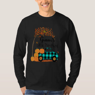 Gamma S Little Pumpkins LKW Karierter Herbst A T-Shirt