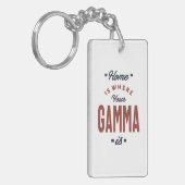 Gamma Schlüsselanhänger (Vorderseite links)