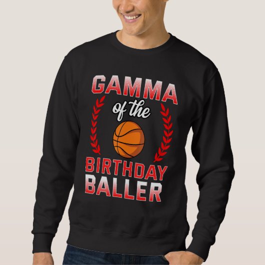 Gamma vom Geburtstagskind Basketball-Turnkelebrat Sweatshirt (Vorderseite)