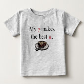 Gamma's Pi | Pi Day Baby T-shirt (Vorderseite)