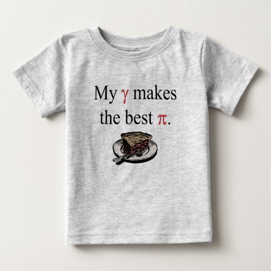 Gamma's Pi | Pi Day Baby T-shirt (Vorderseite)