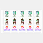 GAMMER PACK ETIKETTEN (Blatt)