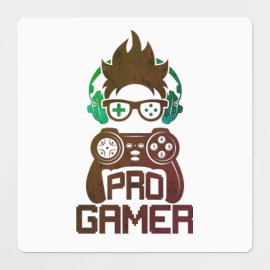 GAMMER PACK ETIKETTEN (Design 2)