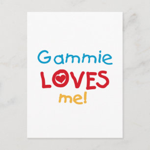 Gammie Lieben Me T - Shirt und Geschenke Postkarte