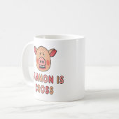 Gammon ist Kreuz Kaffeetasse (Vorderseite Links)