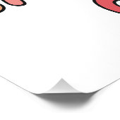 Gammon ist Kreuz Poster (Ecke)