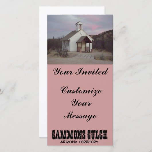 Gammons Gulch Invites (Vorne/Hinten)