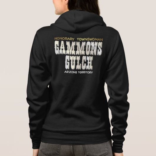 Gammons Gulch Movie Set Fleece Zip Hoodie (Rückseite)