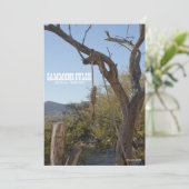 Gammons Gulch Old West Hanging Tree Hangman Einladung (Stehend Vorderseite)