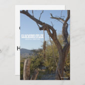 Gammons Gulch Old West Hanging Tree Hangman Einladung (Vorne/Hinten)