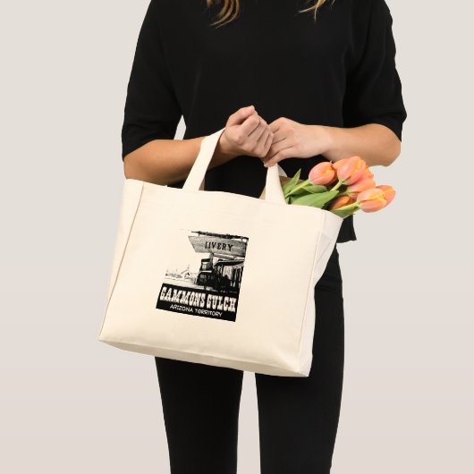 Gammons Gulch Old West The Livery Mini Stoffbeutel (Vorderseite (Produkt))