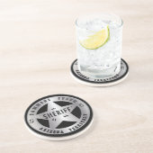 Gammons Gulch Sheriffs Abzeichen Untersetzer (Seite)