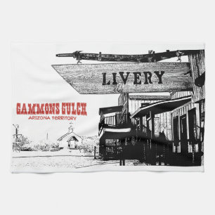 Gammons Gulch Souvenir Küchentuch
