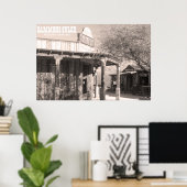 Gammons Gulch Western Saloon Poster (Heimbüro)