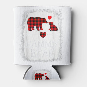 Gammy Bear Christmas Pajama Red Kariert Buffalo Fa Dosenkühler