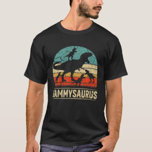 Gammy Dinosaurier T Rex Gammysaurus 4 Kinder Famil T-Shirt