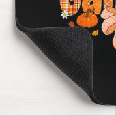 Gammy Pumpkin Fall Coquette Bow Thanksgiving Mousepad (Ecke)