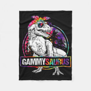 Gammysaurus Dinosaur Gammy Saurus Familie Matching Fleecedecke