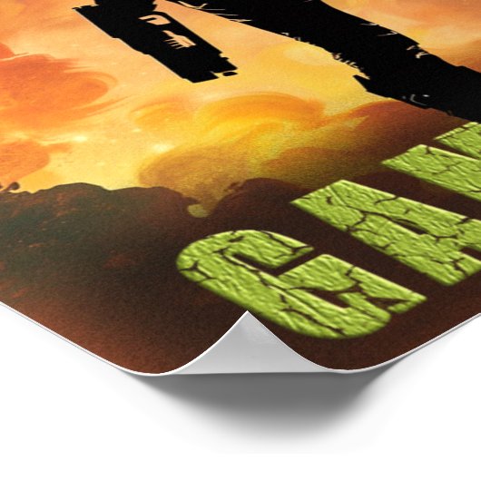 Gamora Galaxy Poster (Ecke)