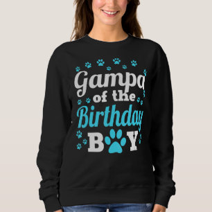 Gampa des Geburtstags Junge Pfote Bday Party Celeb Sweatshirt