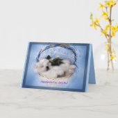 Gämse-Grußkarte "Gotcha" Feiertag Karte (Gelbe Blume)