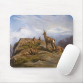 Gämse Ziegen im Alpengebirge (Rosa Bonheur) Mousepad (Mit Mouse)