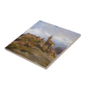 Gämse Ziegen in den französischen Alpen Fliese (Seite)