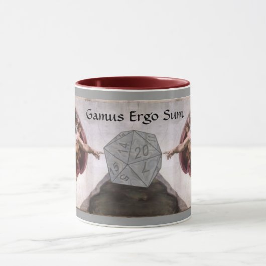 Gamus ergo Summen-Wecker-Tasse Tasse (Zentrum)